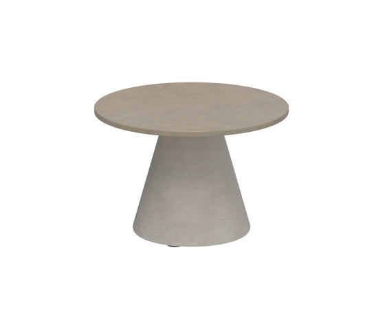 Conix side table 40cm round concrete | Mesas auxiliares | Royal Botania