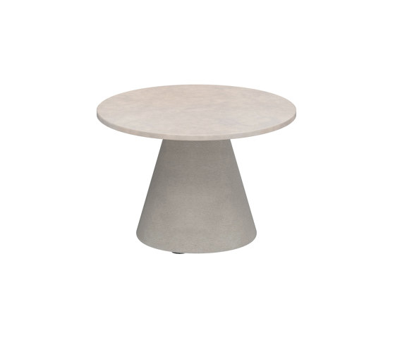 Conix side table 40cm round concrete | Mesas auxiliares | Royal Botania