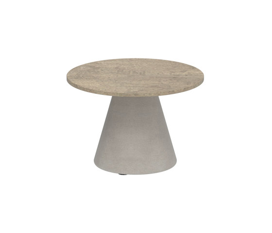 Conix side table 40cm round concrete | Tavolini alti | Royal Botania