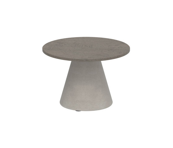 Conix side table 40cm round concrete | Tavolini alti | Royal Botania