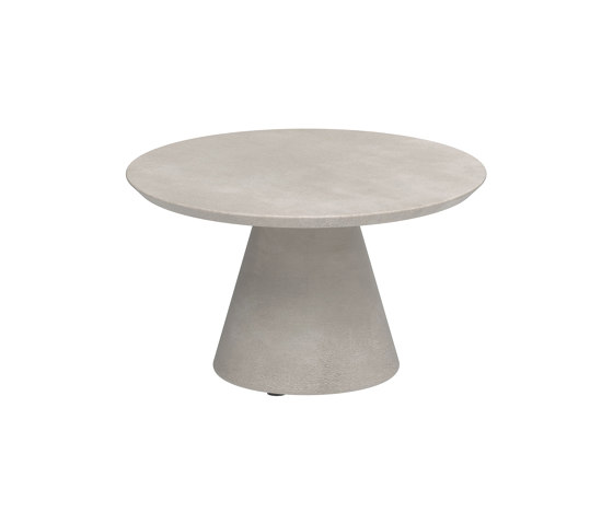 Conix side table 60cm round concrete | Tavolini alti | Royal Botania