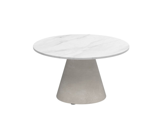 Conix side table 60cm round concrete | Tavolini alti | Royal Botania