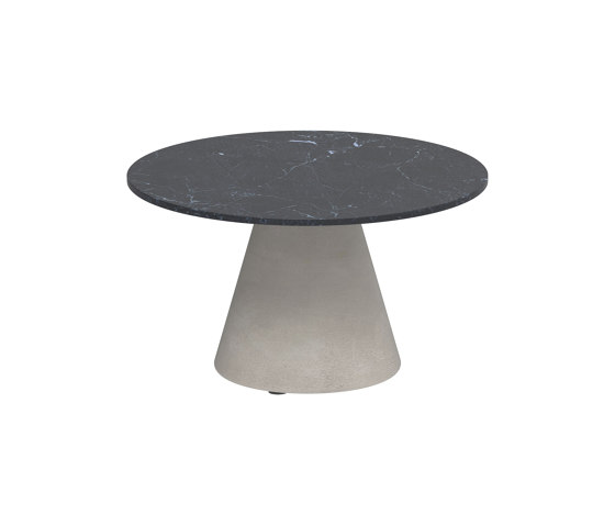 Conix side table 60cm round concrete | Tavolini alti | Royal Botania