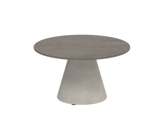 Conix side table 60cm round concrete | Tavolini alti | Royal Botania