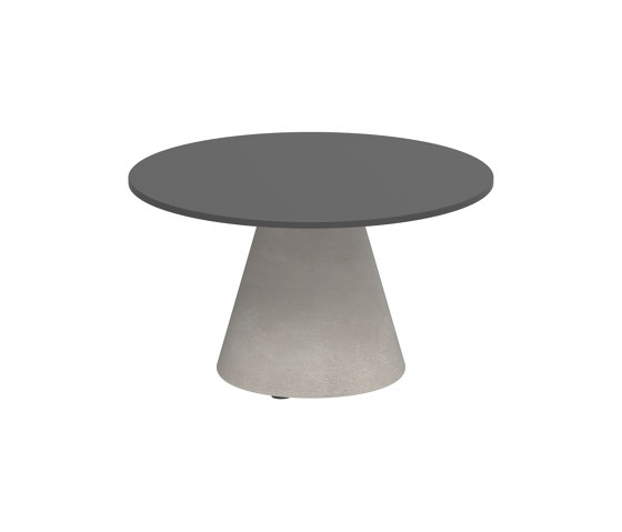 Conix side table 60cm round concrete | Side tables | Royal Botania