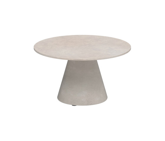 Conix side table 60cm round concrete | Mesas auxiliares | Royal Botania