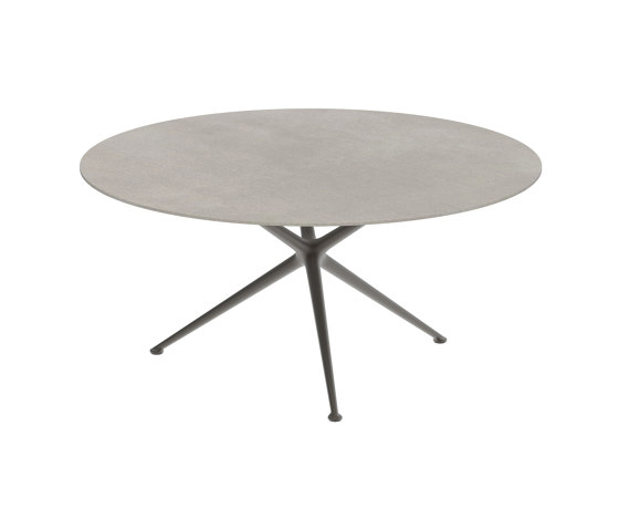 Exes Tisch 160cm round coated aluminium & Keramik Tischplatte | Esstische | Royal Botania