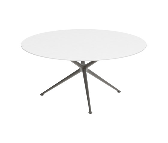 Exes Tisch 160cm round coated aluminium & Keramik Tischplatte | Esstische | Royal Botania