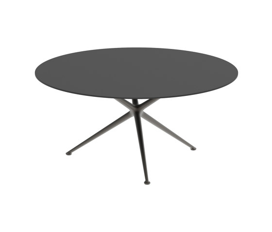 Exes Tisch 160cm round coated aluminium & Keramik Tischplatte | Esstische | Royal Botania