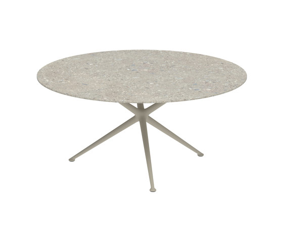 Exes Tisch 160cm round coated aluminium & Keramik Tischplatte | Esstische | Royal Botania