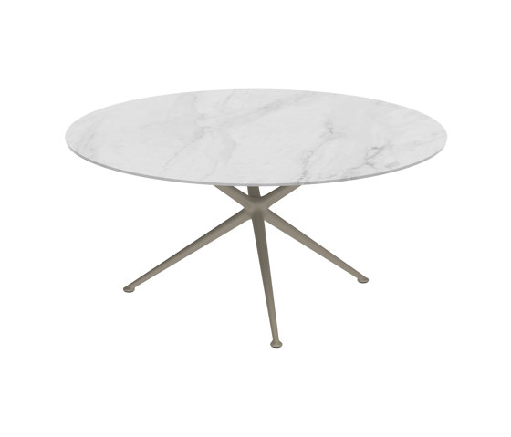 Exes Tisch 160cm round coated aluminium & Keramik Tischplatte | Esstische | Royal Botania