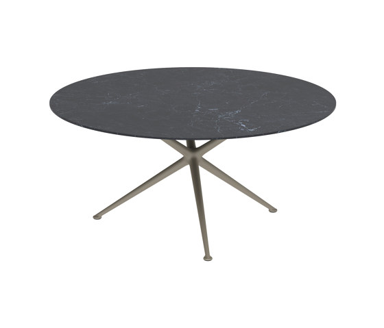 Exes Tisch 160cm round coated aluminium & Keramik Tischplatte | Esstische | Royal Botania