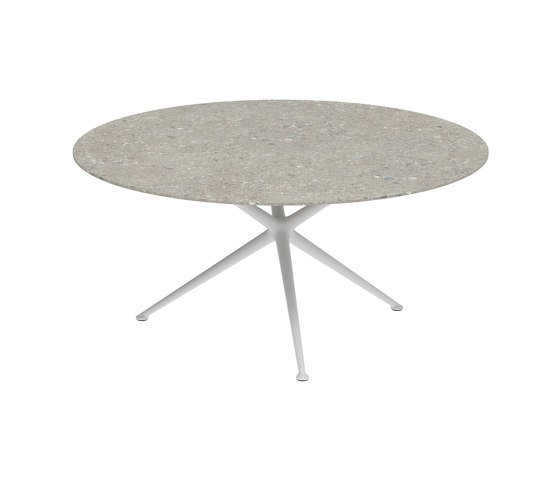 Exes Tisch 160cm round coated aluminium & Keramik Tischplatte | Esstische | Royal Botania