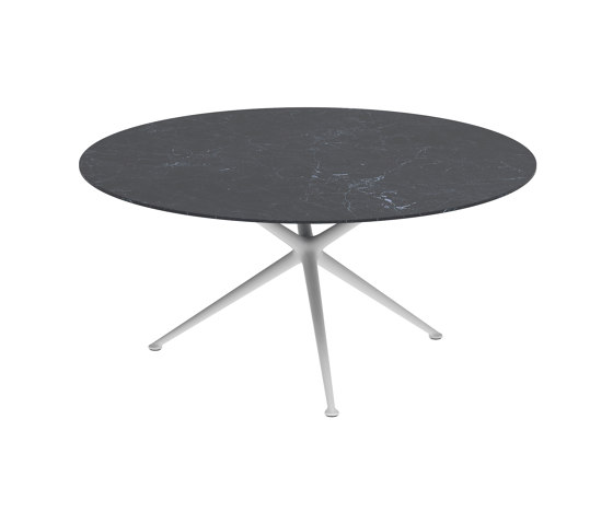 Exes Tisch 160cm round coated aluminium & Keramik Tischplatte | Esstische | Royal Botania