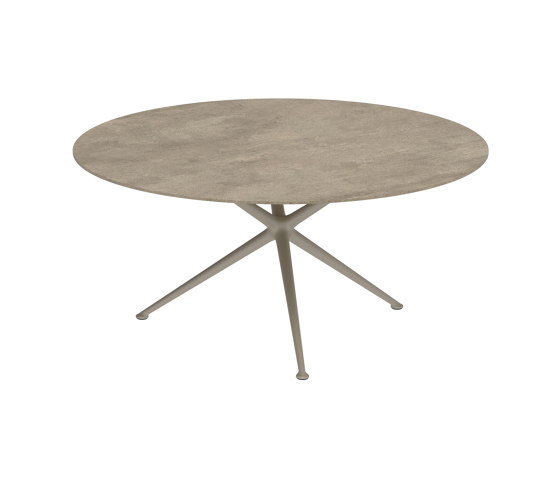 Exes Tisch 160cm round coated aluminium & Keramik Tischplatte | Esstische | Royal Botania