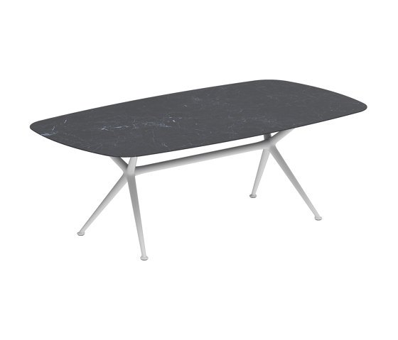 Exes table 220x120cm coated aluminium & ceram top | Mesas comedor | Royal Botania