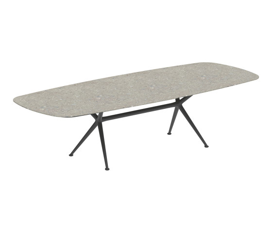 Exes table 300x120cm coated aluminium & ceram top | Mesas comedor | Royal Botania