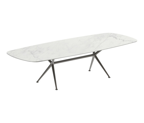 Exes table 300x120cm coated aluminium & ceram top | Mesas comedor | Royal Botania