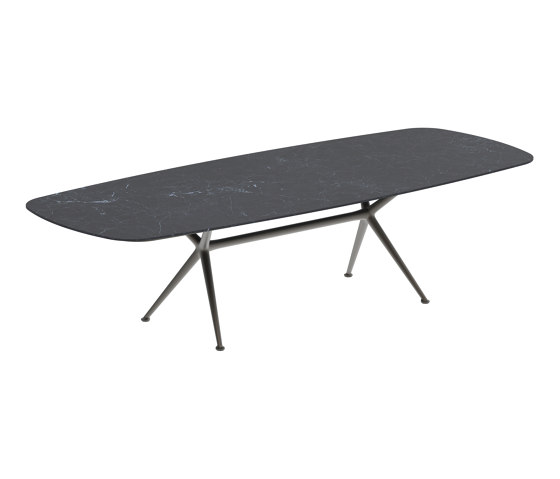 Exes table 300x120cm coated aluminium & ceram top | Tavoli pranzo | Royal Botania