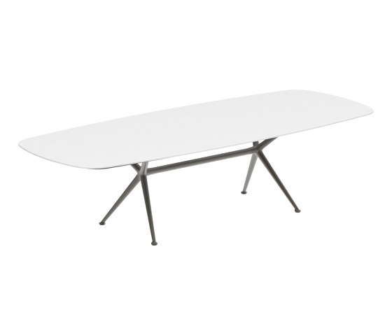 Exes table 300x120cm coated aluminium & ceram top | Tavoli pranzo | Royal Botania