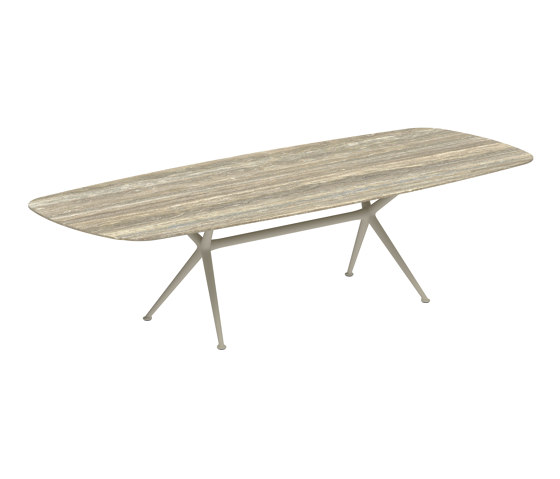 Exes table 300x120cm coated aluminium & ceram top | Mesas comedor | Royal Botania