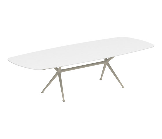 Exes table 300x120cm coated aluminium & ceram top | Tavoli pranzo | Royal Botania