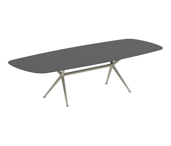 Exes table 300x120cm coated aluminium & ceram top | Mesas comedor | Royal Botania