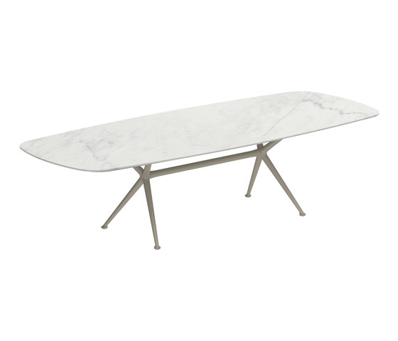 Exes table 300x120cm coated aluminium & ceram top | Mesas comedor | Royal Botania