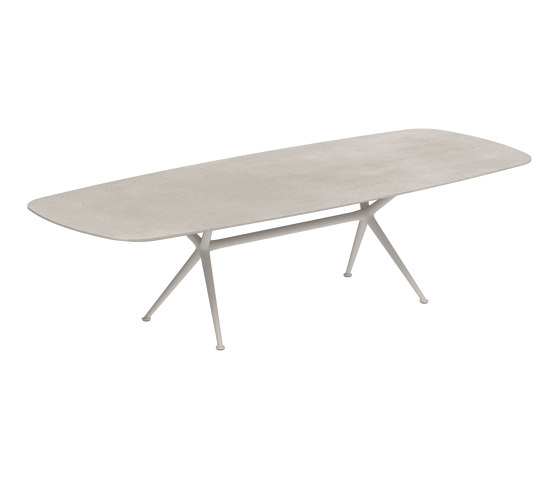 Exes table 300x120cm coated aluminium & ceram top | Tavoli pranzo | Royal Botania