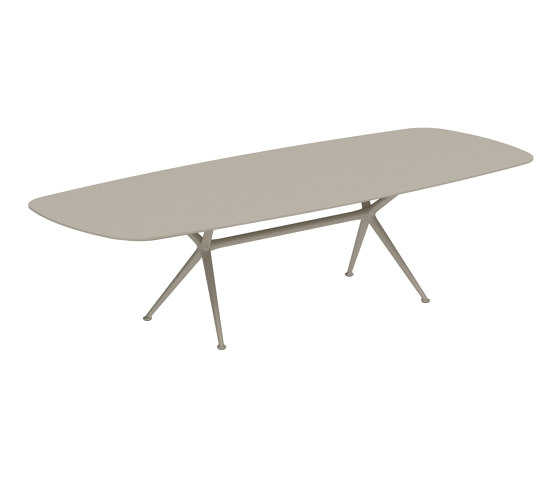 Exes table 300x120cm coated aluminium & ceram top | Tavoli pranzo | Royal Botania