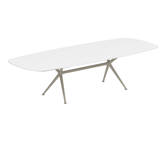 Exes table 300x120cm coated aluminium & ceram top | Mesas comedor | Royal Botania