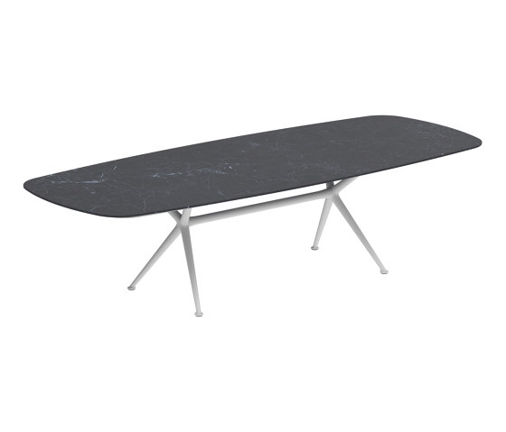 Exes table 300x120cm coated aluminium & ceram top | Tavoli pranzo | Royal Botania