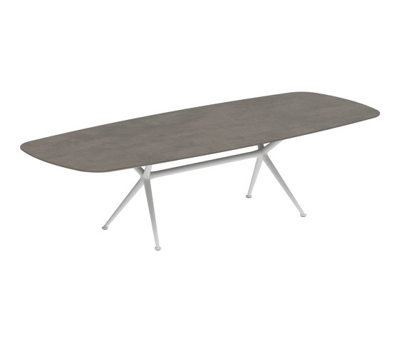 Exes table 300x120cm coated aluminium & ceram top | Mesas comedor | Royal Botania