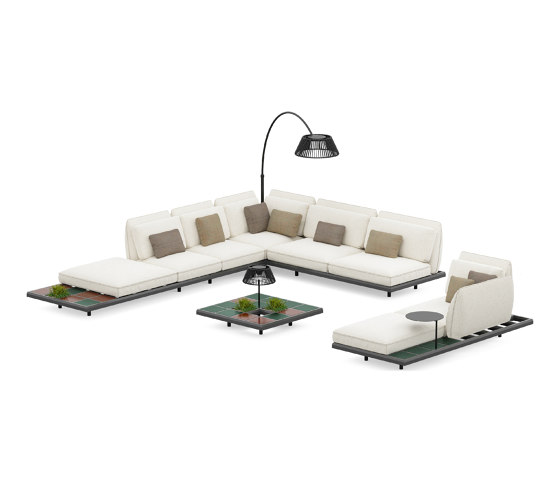 Mozaix set alu 06 | Chaise longues | Royal Botania