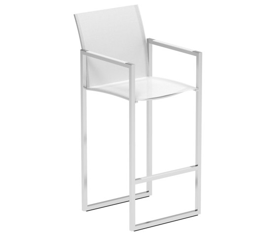 Ninix bar chair stainless steel | Bar stools | Royal Botania