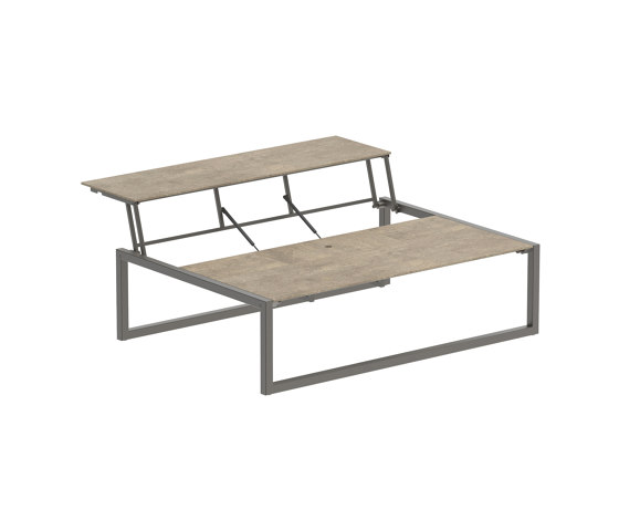 Ninix Lounge table 150T stainless steel & ceramic top | Coffee tables | Royal Botania