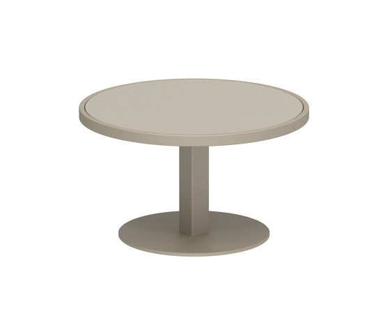 O-Zon side table 53cm round aluminium & ceramic top | Mesas auxiliares | Royal Botania