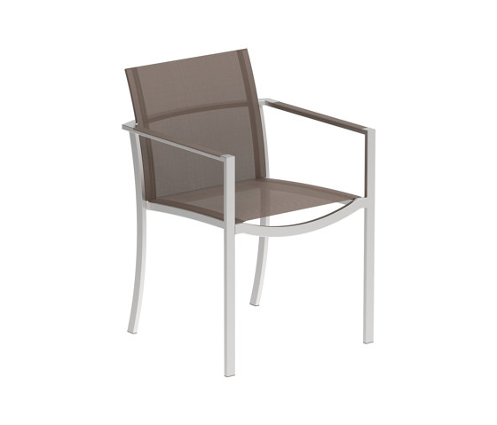 O-Zon arm chair stainless steel | Sillas | Royal Botania