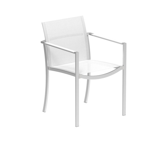 O-Zon arm chair stainless steel | Sillas | Royal Botania