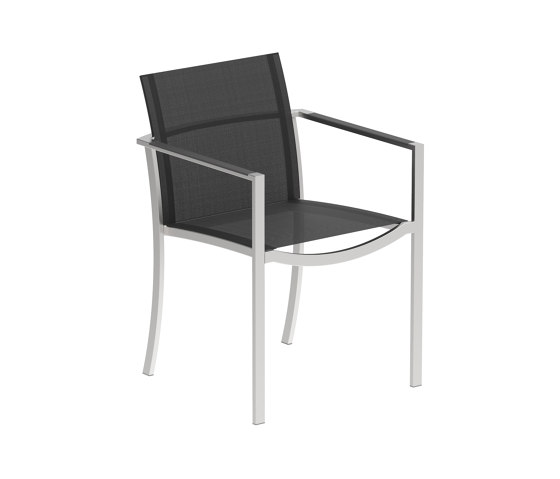 O-Zon arm chair stainless steel | Sillas | Royal Botania