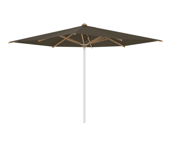 Shady umbrella 3x3m stainless steel pole & teak ribs | Front doors | Royal Botania