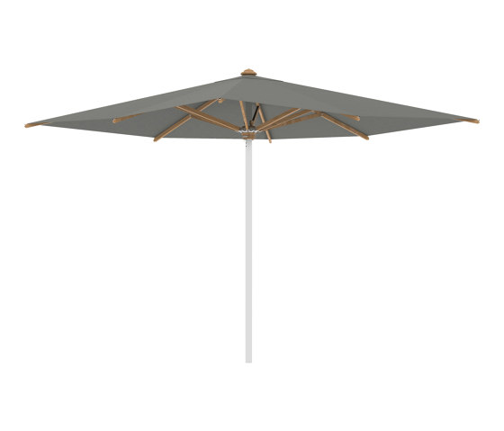 Shady umbrella 3x3m stainless steel pole & teak ribs | Playground equipment | Royal Botania