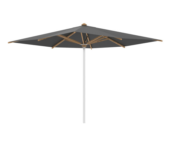 Shady umbrella 3x3m stainless steel pole & teak ribs | Decorative items | Royal Botania