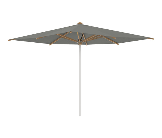 Shady umbrella 3x3m stainless steel pole & teak ribs | Parasols | Royal Botania