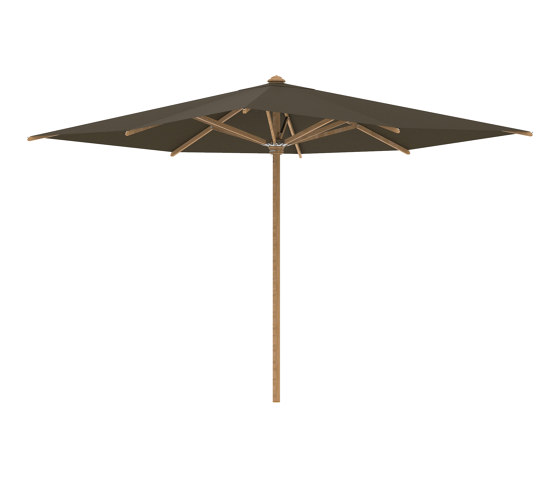 Shady umbrella 3x3m teak pole & teak ribs | Parasols | Royal Botania