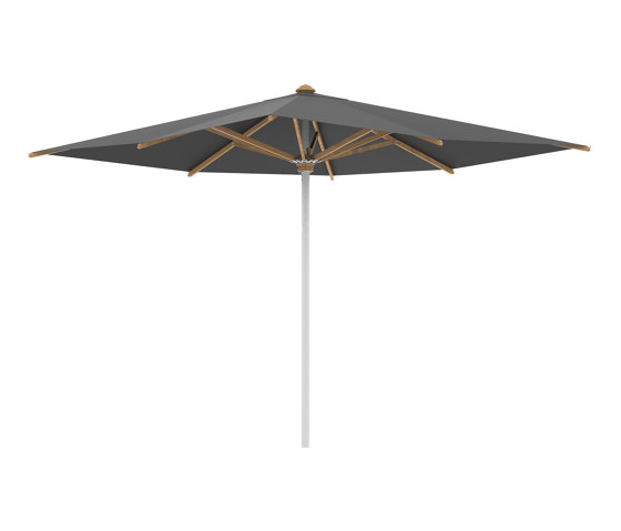 Shady umbrella 3x3m stainless steel pole & teak ribs | Parasols | Royal Botania