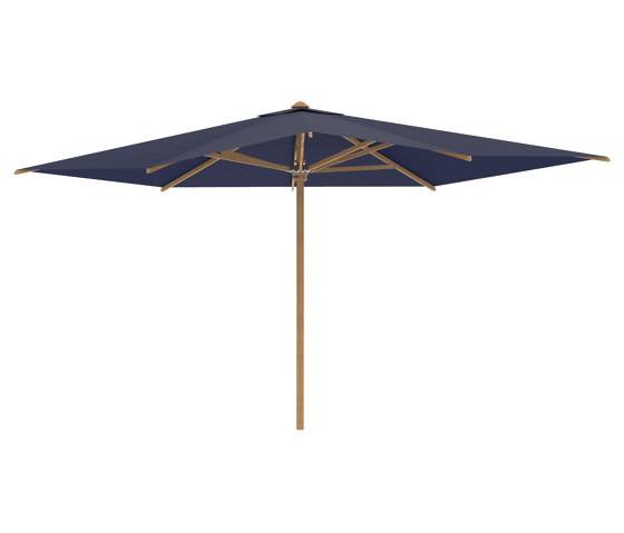 Shady umbrella 3x4m teak pole & teak ribs | Parasols | Royal Botania