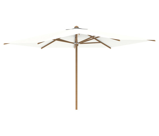 Shady umbrella 3x4m teak pole & teak ribs | Parasols | Royal Botania