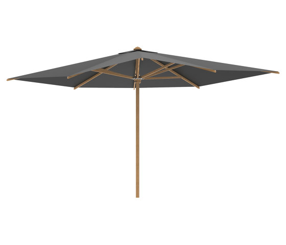 Shady umbrella 3x4m teak pole & teak ribs | Parasoles | Royal Botania