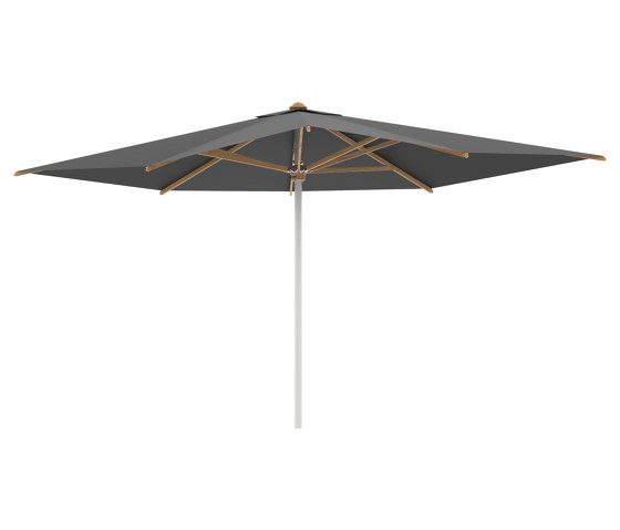 Shady umbrella 3x4m stainless steel pole & teak ribs | Parasols | Royal Botania